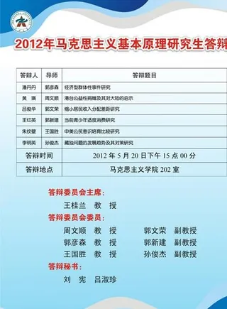 马克思主义基本原理研究生答辩会图片