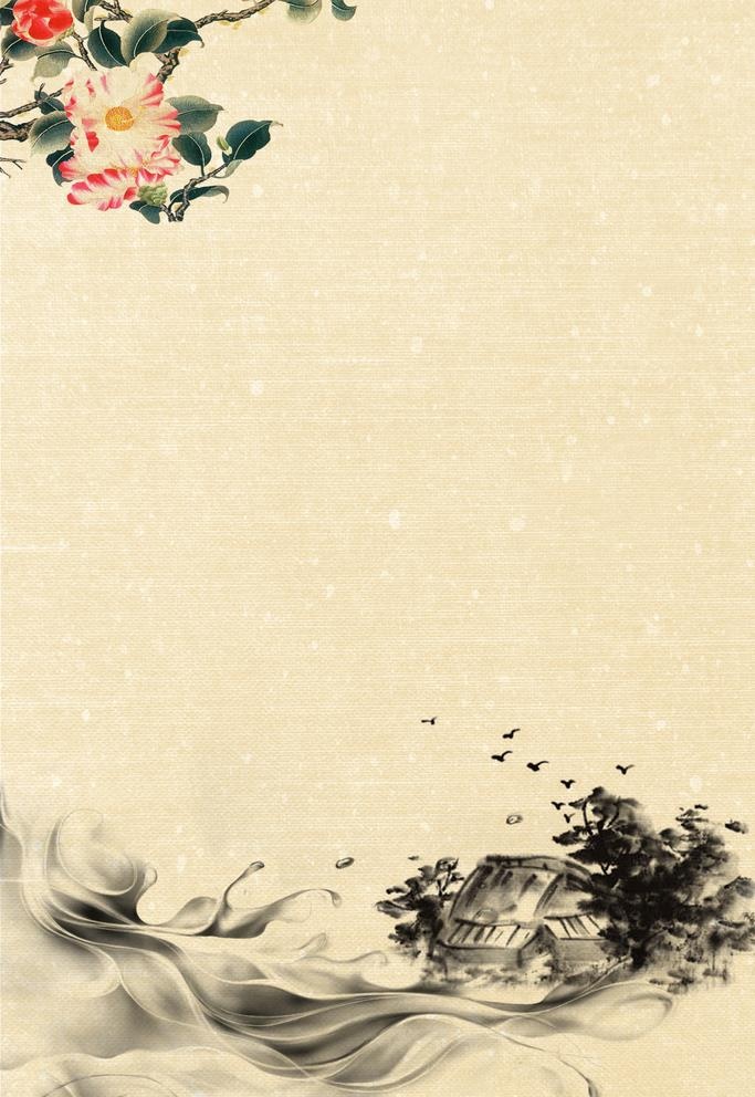 水墨画图片(4000x6000)psd模版下载