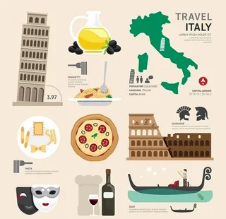 意大利文化元素图片
