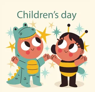 卡通儿童插画图片