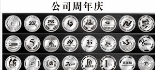 公司周年庆纪念币图片