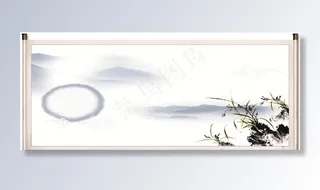 云山风景画图片