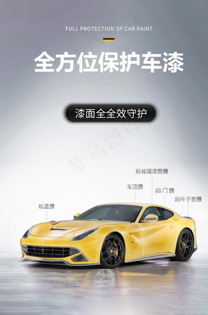 隐形车衣海报图片(790X1142(DPI:353))psd模版下载