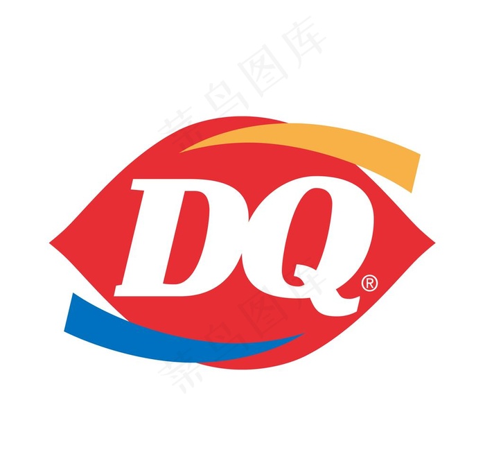 DQ冰淇淋logo图片ai矢量模版下载