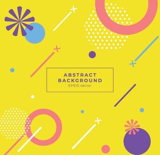 几何色块背景图片