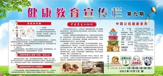 健康教育宣传栏图片