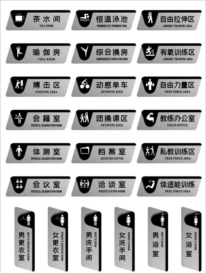 科室牌图片cdr矢量模版下载