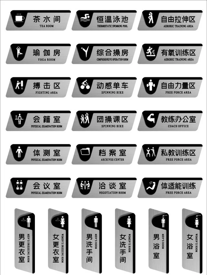 科室牌图片cdr矢量模版下载
