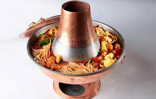 外婆铜火锅好图片