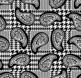 千鸟格腰果图片