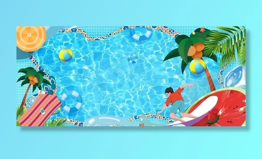 夏天海报图片