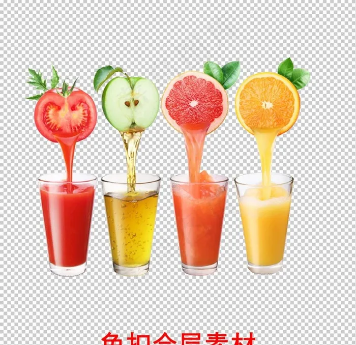 果汁图片psd模版下载