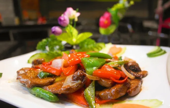辣椒炒肉图片