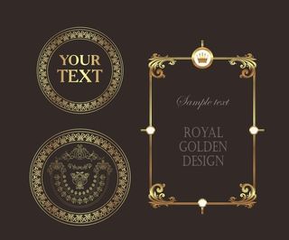 圆形古典花纹 花纹边框图片