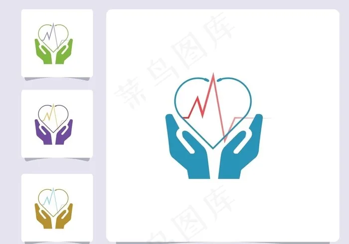 医疗健康图标  图片eps,ai矢量模版下载