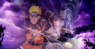 闪电,乌云,树,鸣人,佐助,螺旋丸,千鸟,刀