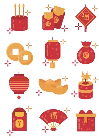 春节元素图片