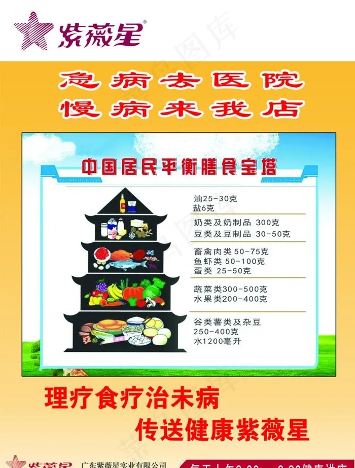 紫微星 单页图片psd模版下载