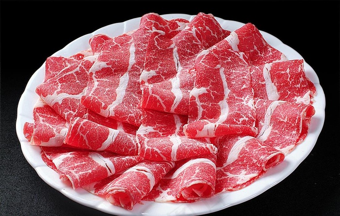火锅配菜肥牛皇家小牛排图片