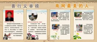 中国风善行义举榜图片