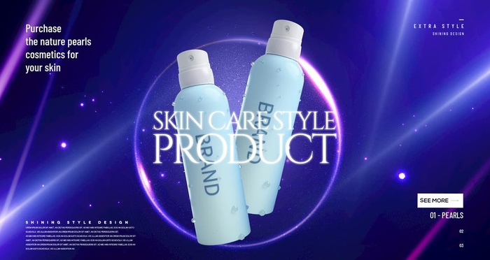 化妆品海报图片