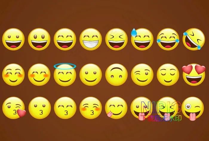 emoji表情图片eps,ai矢量模版下载