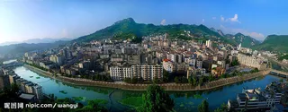 黔江全景图图片