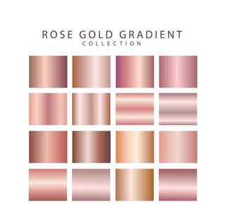 玫瑰金 渐变色卡图片
