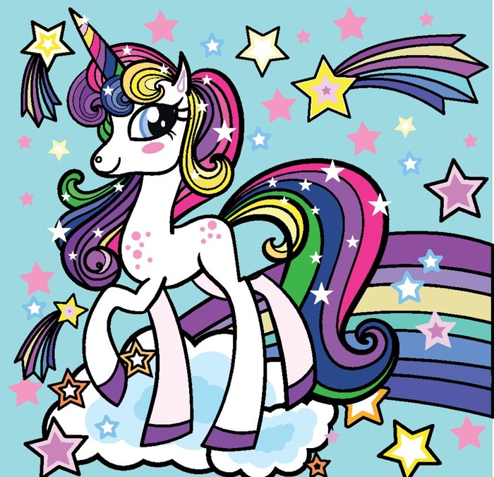 彩虹马独角兽图片