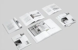 宣传画册DM手册样机图片