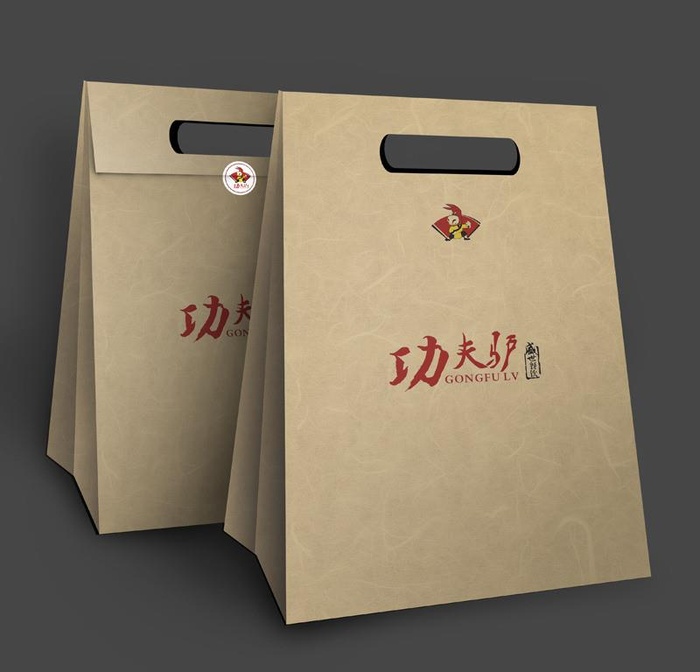 手提袋设计（展开图）图片cdr矢量模版下载