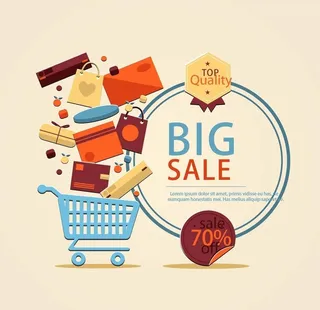 购物车矢量图片