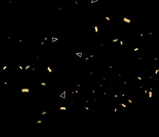 礼花金点飞溅氛围金属热闹奢华图片