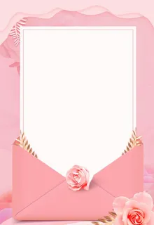 女神节粉色剪纸玫瑰背景图片 女神节粉色剪纸玫瑰背景图片