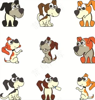 卡通狗图片