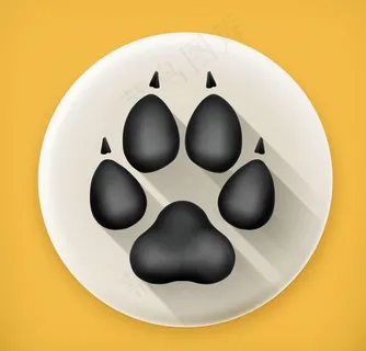 狗爪印ICON图标标图片