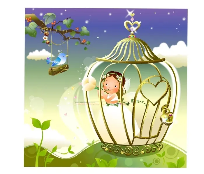 儿童插画图片ai矢量模版下载