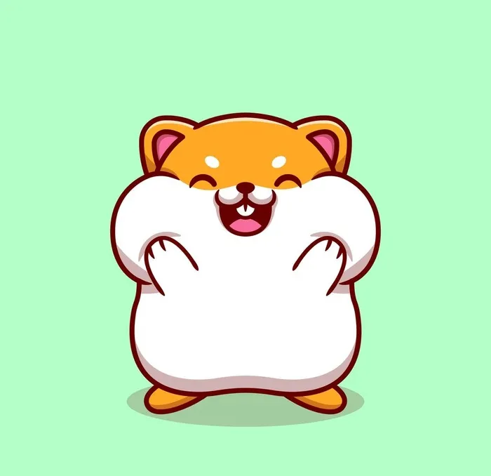 可爱卡通仓鼠图片eps,ai矢量模版下载