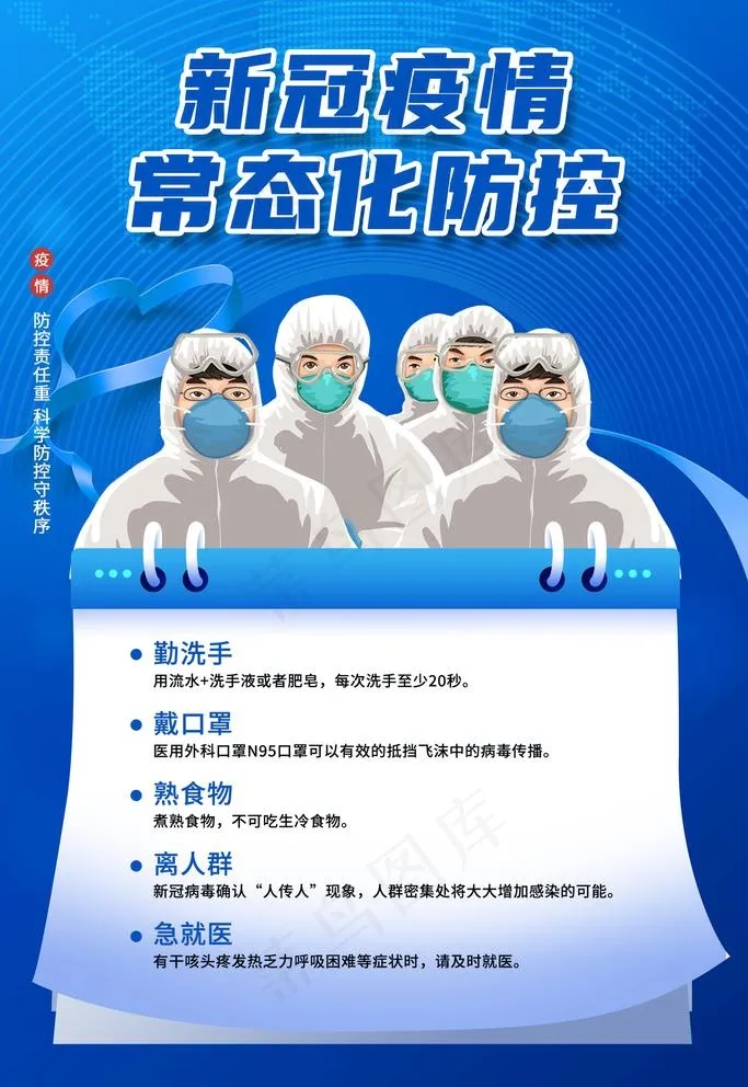 疫情防控图片(3543x5315)psd模版下载