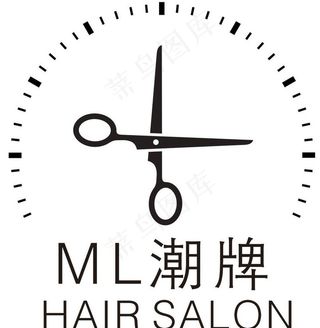 美容美发 logo  ML图片
