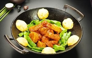排骨豆角小玉米图片