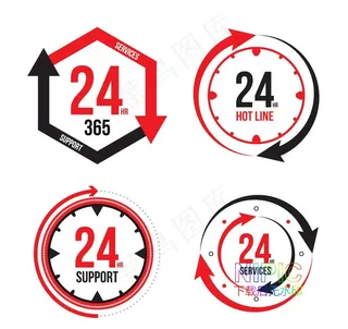 24小时服务图片