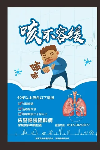 慢阻肺病展板图片