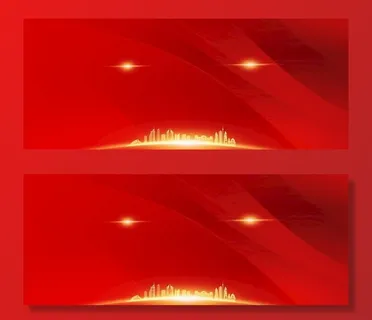 红色背景墙图片