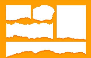 白色撕纸背景图片