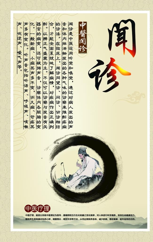 望闻问切 闻诊图片(1890x2835)psd模版下载