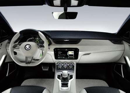 斯柯达汽车高清内饰素材图片