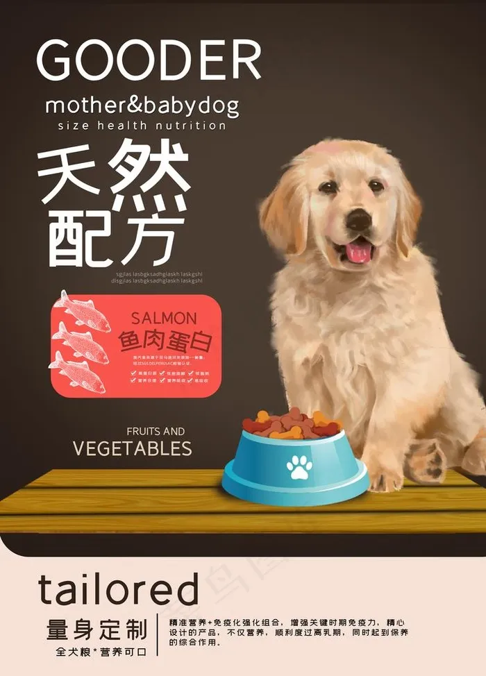 狗粮海报图片(3543X4724(DPI:150))psd模版下载
