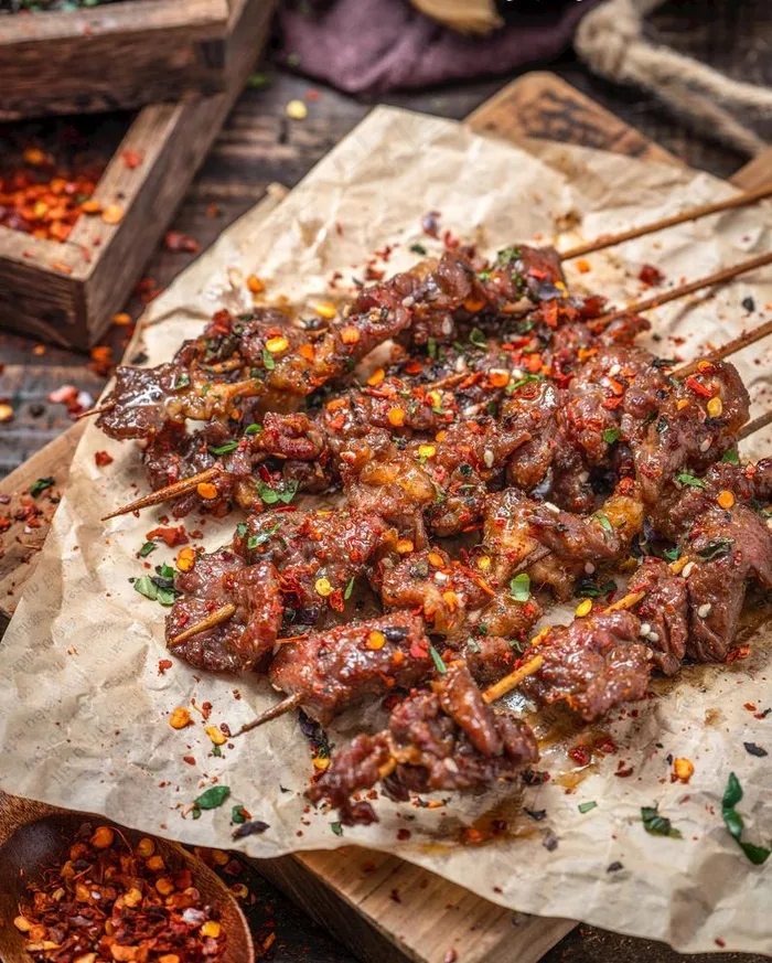 牛肉串图片