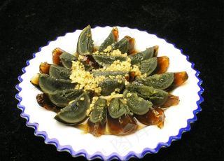 姜汁松花蛋图片